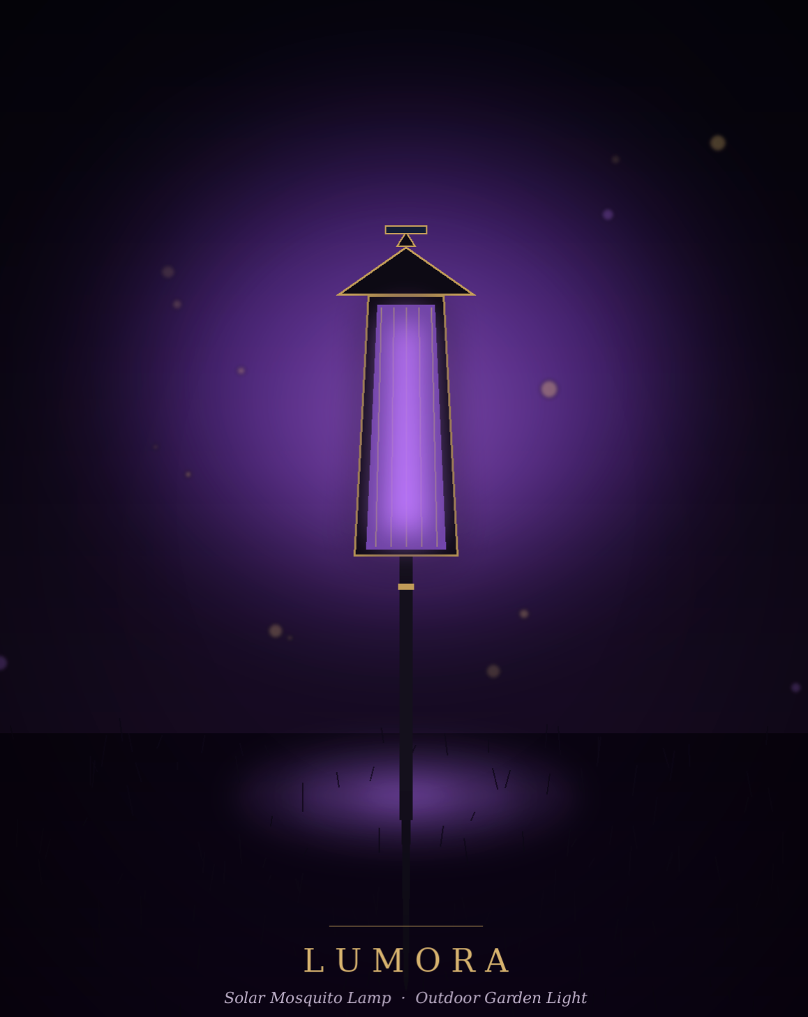 Solar Mosquito Lamp Outdoor Garden Light